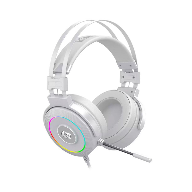 Auriculares Gamer Redragon Lamia H320 RGB Usb 7.1 Blanco Con Base