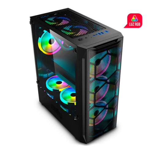 Gabinete Level Up Andromeda (4 Fan RGB) - Imagen 2