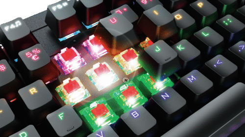 Teclado Mecánico Gamer Trust Mazz Mech Gxt 863 Red Switch - Imagen 5