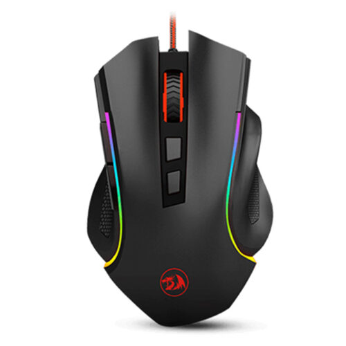 Mouse Gamer Redragon Griffin M607 Negro Rgb 7200 Dpi 7 Botones