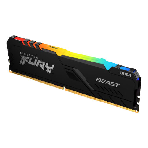 Memoria Ram DDR4 Fury Beast RGB 16 GB 3200 Mhz - Imagen 2