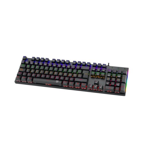 Teclado Mecánico Gamer T-dagger TGK310 Naxos Rainbow Blue Switch - Imagen 4