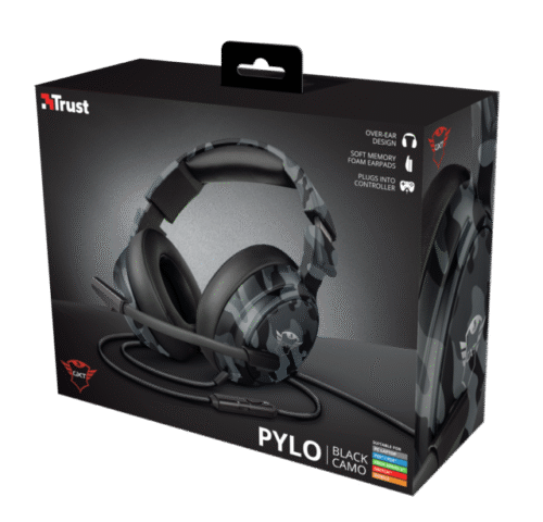 Auriculares Gamer Trust GX T433K Pylo Camuflados - Imagen 2